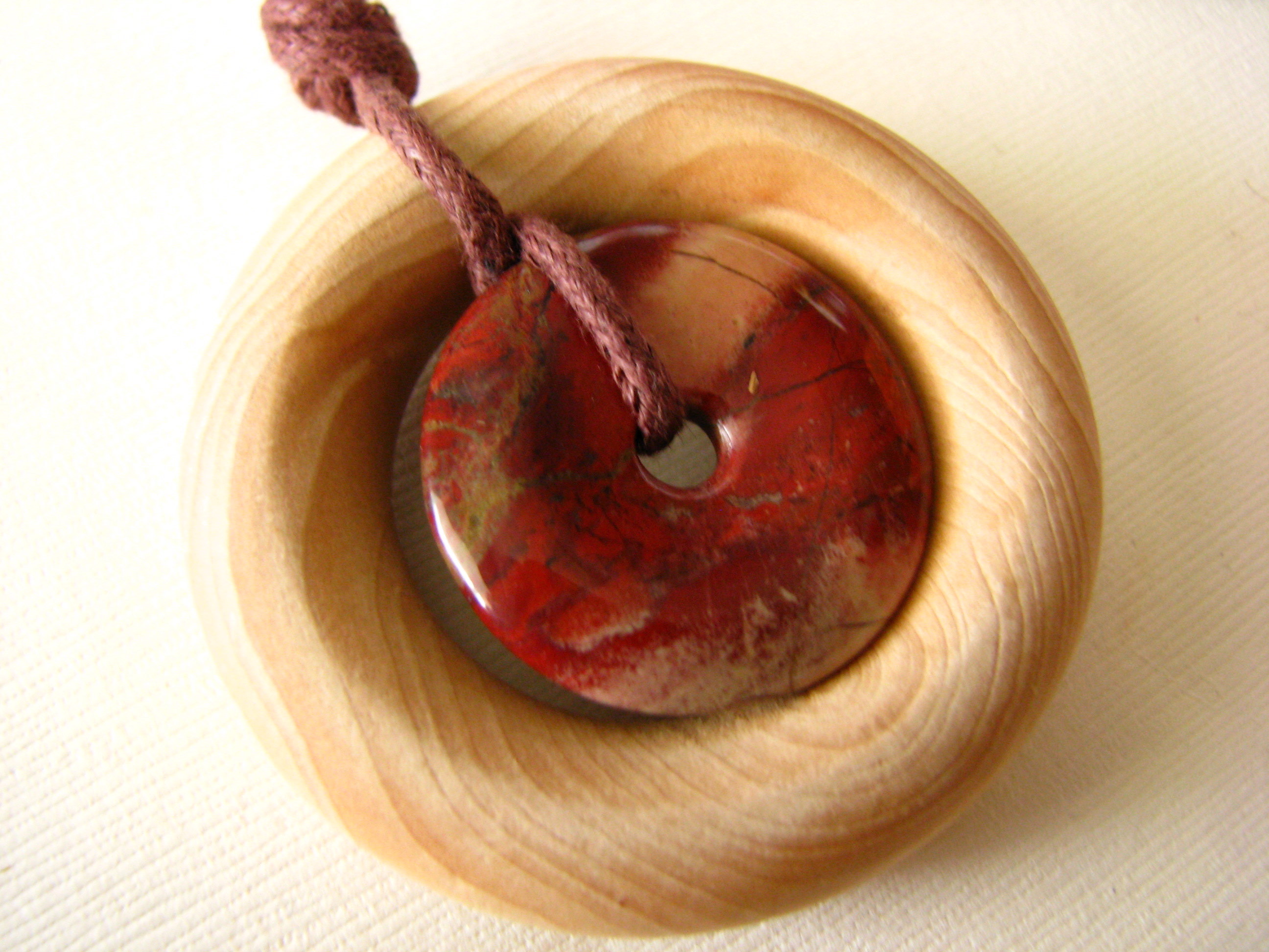 Stone in Wood with Poppy Jasper