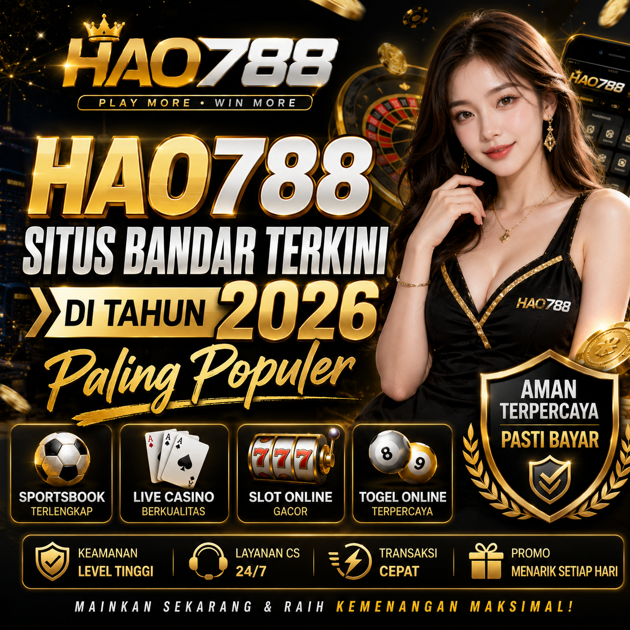 HAO788 Situs Bandar Terkini Di Tahun 2026 Paling Populer