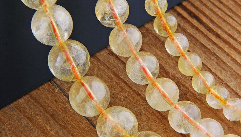citrine-beads