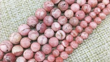 rhodochrosite-beads